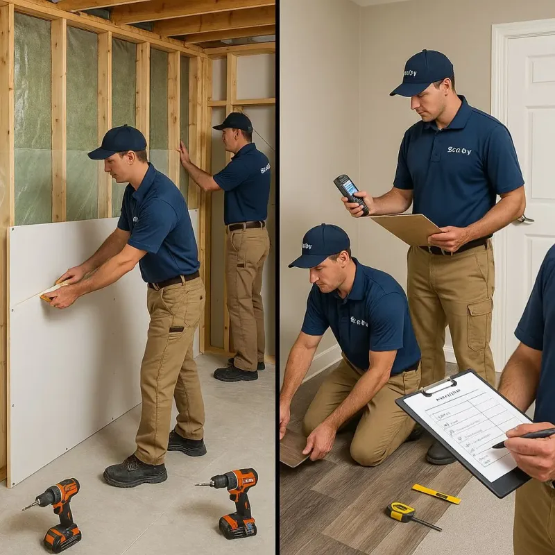 Repairs and Reconstruction process in Saint Martin, MS